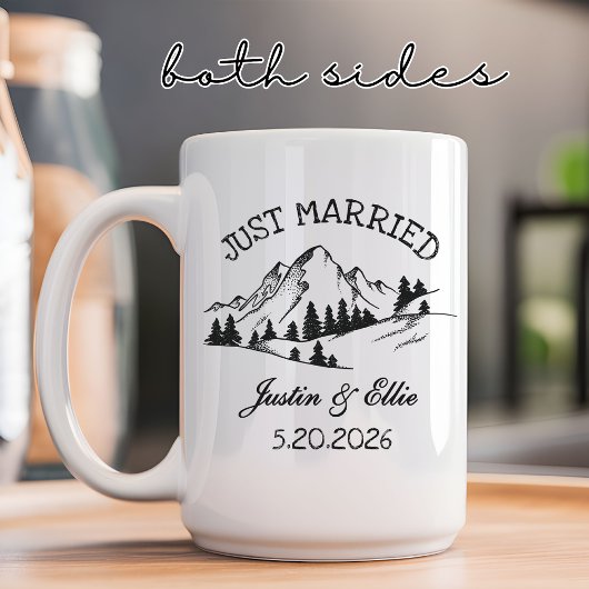 Custom Couple Mug | Wedding Gift for Her & Him コーヒーマグカップ