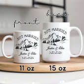 Custom Couple Mug | Wedding Gift for Her & Him コーヒーマグカップ