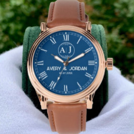 Custom Couple names Lovers Wedding Romantic Gifts  腕時計