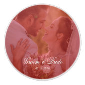 Custom Couple Photo Ceramic Drawer Knob Design セラミックノブ (正面)