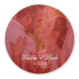 Custom Couple Photo Ceramic Drawer Knob Design セラミックノブ