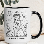 Custom Couples Coffee Mug Gift for Wife & Husband マグカップ