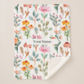 Custom Cozy Sherpa Blanket シェルパブランケット (正面)