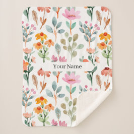 Custom Cozy Sherpa Blanket シェルパブランケット