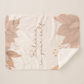 Custom Cozy Sherpa Blanket シェルパブランケット (正面(横))