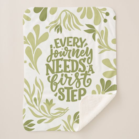 Custom Cozy Sherpa Blanket シェルパブランケット (正面)