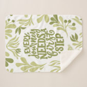 Custom Cozy Sherpa Blanket シェルパブランケット (正面(横))