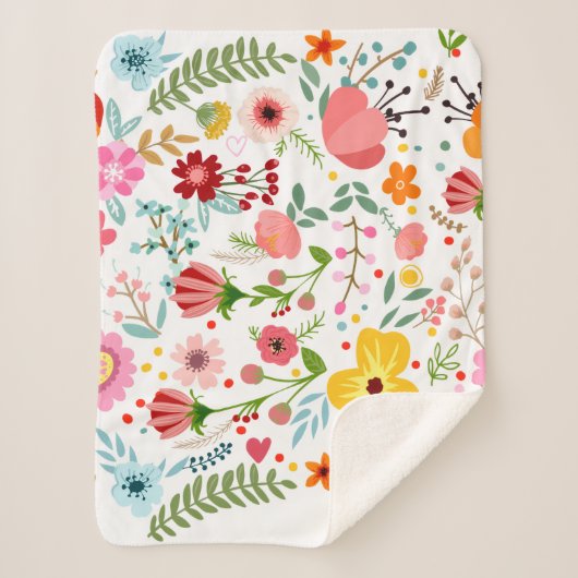 Custom Cozy Sherpa Blanket シェルパブランケット (正面)