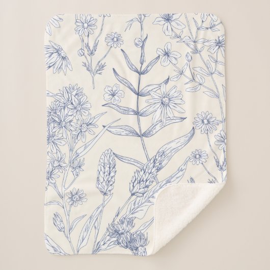 Custom Cozy Sherpa Blanket シェルパブランケット (正面)