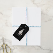 Custom cream white gnome Christmas gift ギフトタグ (より糸付き)