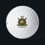 Custom Create Your Own Best Dad Golf ゴルフボール<br><div class="desc">Every golf course has its legends—but today’s story belongs to Dad. The morning sun rises over the fairway as Dad steps up to the tee. It’s quiet, peaceful… the kind of morning golfers love. He places a custom golf ball on the tee, featuring a classic vintage-style logo—crossed golf clubs behind...</div>