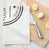 Custom Create Your Own Design Housewarming Gift キッチンタオル (四つ折り)