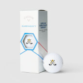 Custom Create Your Own Golf Theme Monogrammed Ball ゴルフボール (パッケージング)