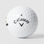 Custom Create Your Own Golf Theme Monogrammed Ball ゴルフボール (ロゴ)