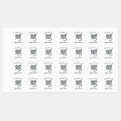 Custom Crochet Iron on Label for crafter ラベル (シート)