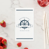 Custom Cruise Ship Navy Blue Nautical Wheel (インサイチュ)