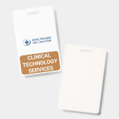 Custom CTS Clinical Technology Services Companion バッジ (正面＆裏面)