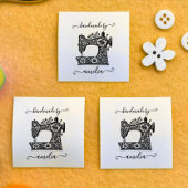 Custom cut and sew machine | sew in on label グログランリボン