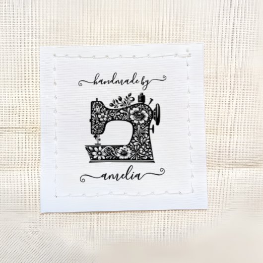 Custom cut and sew machine | sew in on label グログランリボン