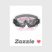 Custom-Cut Vinyl Aspen Apres Sticker シール (シート)