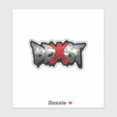 Custom-Cut Vinyl BEAST Logo Sticker シール (シート)