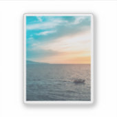 Custom-Cut Vinyl Photo Sticker – Personalized Gift シール (正面)