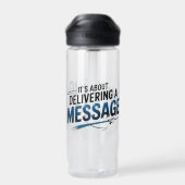 Custom-Cut Vinyl Sticker ウォーターボトル (背面)