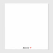 Custom-Cut Vinyl Sticker シール (シート)