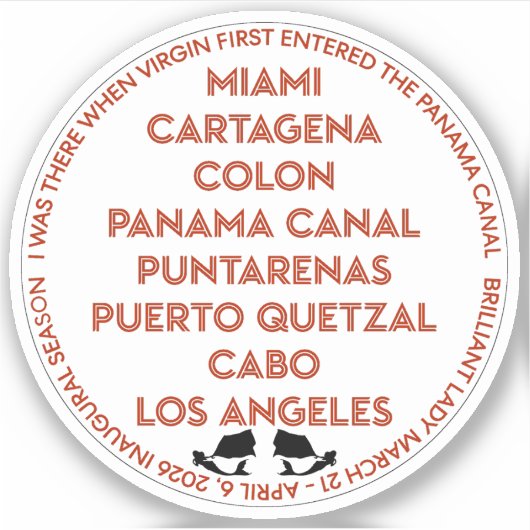 Custom-Cut Vinyl Sticker シール (正面)