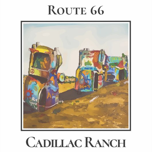 Custom-Cut Vinyl Sticker シール (正面)