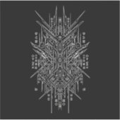 Custom-Cut Vinyl Sticker シール (正面)