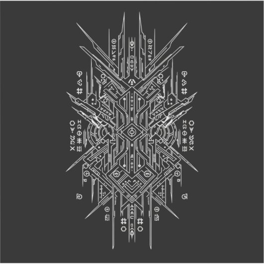 Custom-Cut Vinyl Sticker シール (正面)