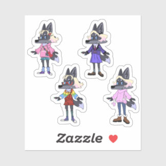 Custom-Cut Vinyl Sticker シール