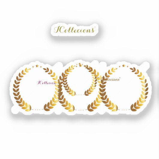 Custom-Cut Vinyl Sticker シール (正面)