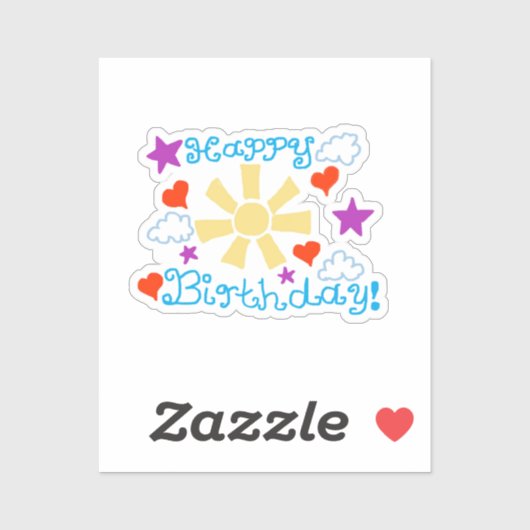 Custom-Cut Vinyl Sticker シール (シート)