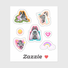 Custom-Cut Vinyl Sticker シール