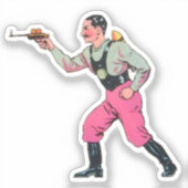 Custom-Cut Vinyl Sticker シール (正面)