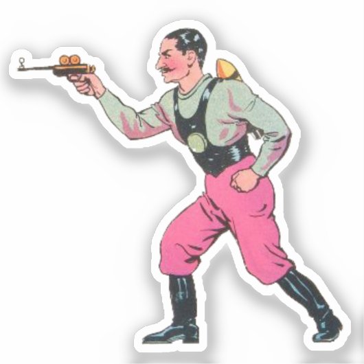 Custom-Cut Vinyl Sticker シール (正面)