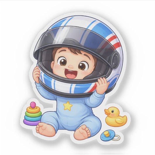 Custom-Cut Vinyl Sticker シール (正面)