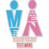 Custom-Cut Vinyl Sticker シール (正面)