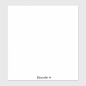 Custom-Cut Vinyl Sticker シール (シート)