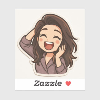 Custom-Cut Vinyl Sticker シール