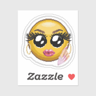 Custom-Cut Vinyl Sticker シール