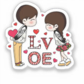 Custom-Cut Vinyl Sticker シール (正面)