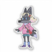 Custom-Cut Vinyl Sticker シール (正面)