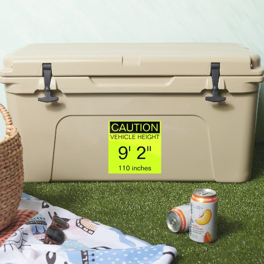 Custom-Cut Vinyl Sticker シール (クーラー)