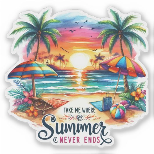 Custom-Cut Vinyl Sticker シール (正面)