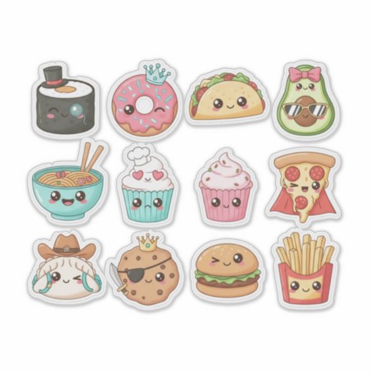 Custom-Cut Vinyl Sticker シール (正面)