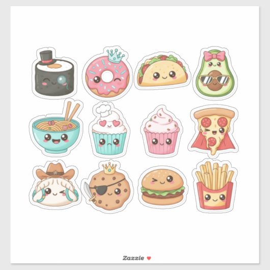 Custom-Cut Vinyl Sticker シール (シート)