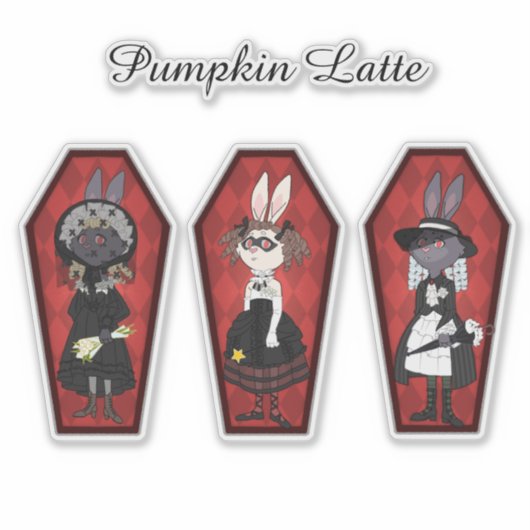 Custom-Cut Vinyl Sticker シール (正面)